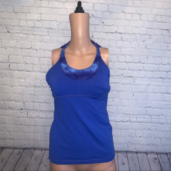 Kyodan Tops - Kyodan Dark Blue Nylon & Spandex tank top size S